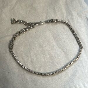 Silver anklet or bracelet